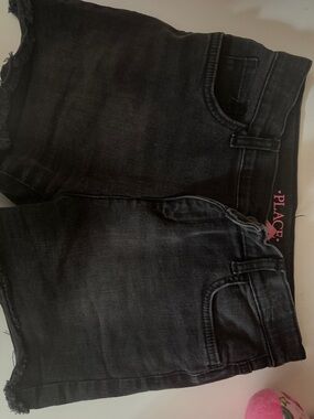 Children’s Place Black Shorts Size 14 Barely worn